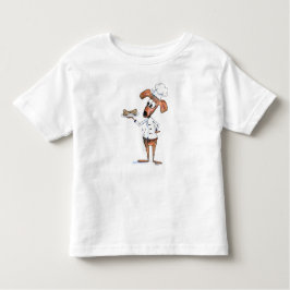 Camiseta De Bebé Cute Whimsical Dog Chef