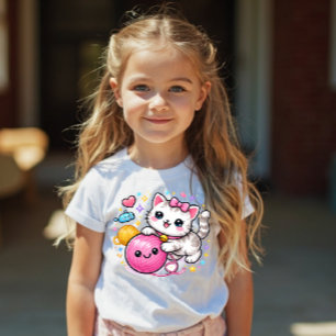 Camiseta De Bebé Cute Y2K Kitty Sparkle Toddler Tee