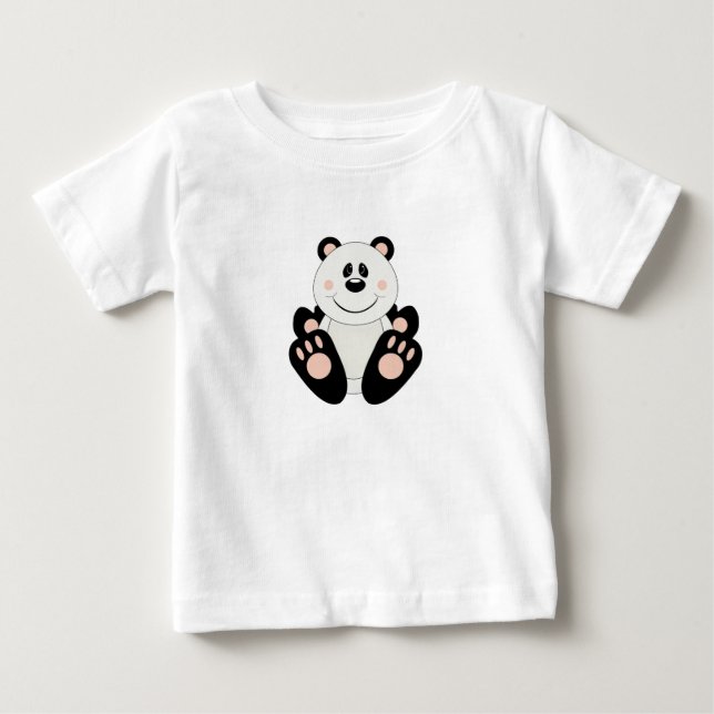 Camiseta De Bebé Cutelyn Panda Bear (Anverso)