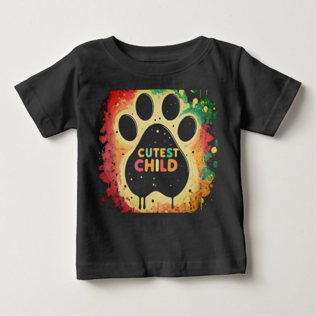 Camiseta De Bebé Cutest Child (Anverso)