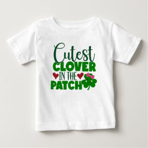 Camiseta De Bebé Cutest Clover in the Patch - Día de San Patricio