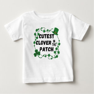 Camiseta De Bebé Cutest Clover in the Patch St. Patrick's Day