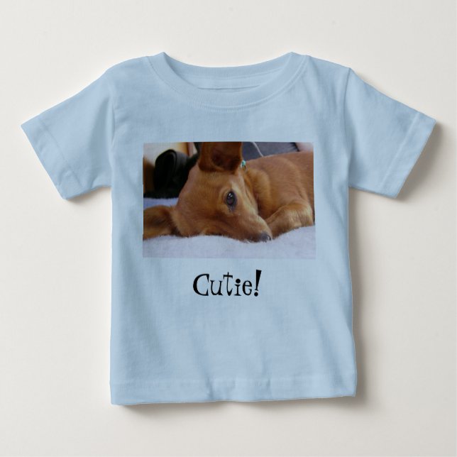 Camiseta De Bebé ¡Cutie! (Anverso)