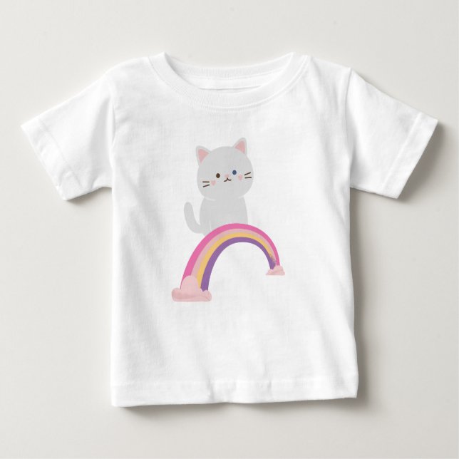 Camiseta De Bebé Cutie Kitten Cat (Anverso)