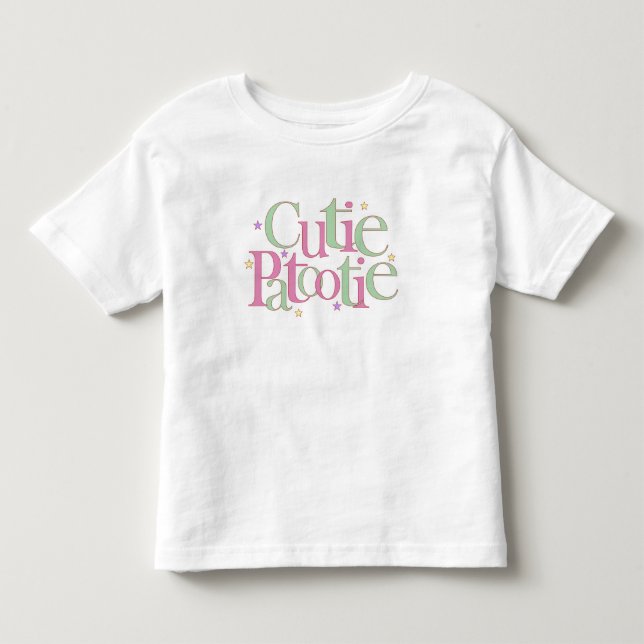Camiseta De Bebé Cutie Patootie (Anverso)