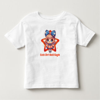Camiseta De Bebé Cutie patriótica - águila calva bebé con Chicas de