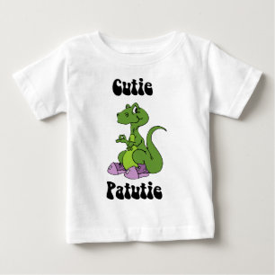 Camiseta De Bebé Cutie, Patutie Dino