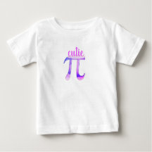 Camiseta de bebé Cutie Pi para el hijo de un matem