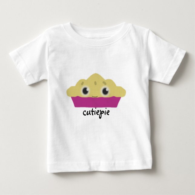 Camiseta De Bebé Cutiepie - Diseño personalizado para los pequeños (Anverso)