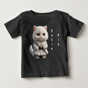Camiseta De Bebé Cuto gato