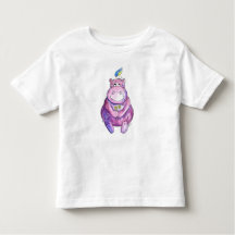 Cuto Whimsical Purple Hippo