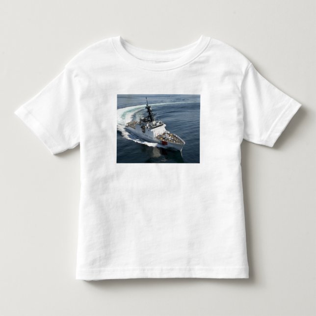 Camiseta De Bebé Cutter Waesche 2 de la Guardia Costera de Estados  (Anverso)