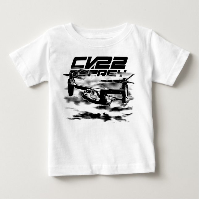 Camiseta De Bebé CV-22 OSPREY Bebé Romper camiseta (Anverso)