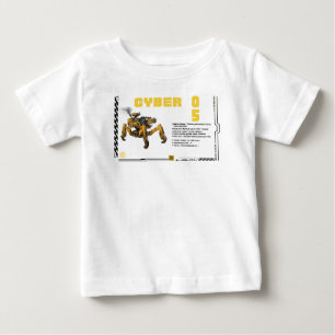 Camiseta De Bebé Cyber 05 Diseño de Robot Mech