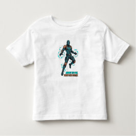 Camiseta De Bebé Cyberpunk Hero - Dynamic Comic Art