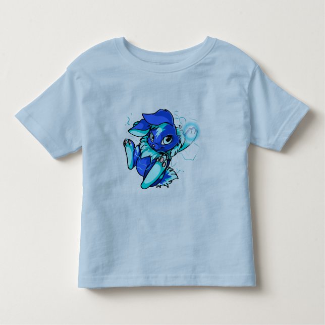 Camiseta De Bebé Cybunny amarillo con las estrellas (Anverso)