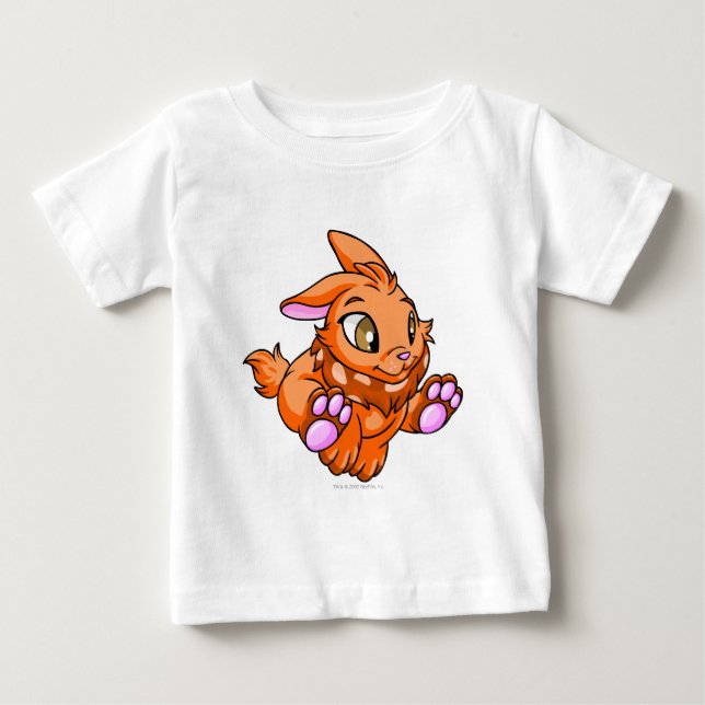 Camiseta De Bebé Cybunny Naranja (Anverso)