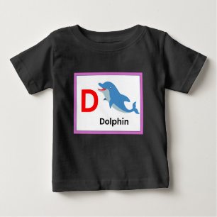 Camiseta De Bebé D es para delfín