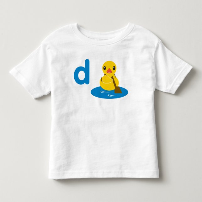 Camiseta De Bebé D está para el pato (Anverso)