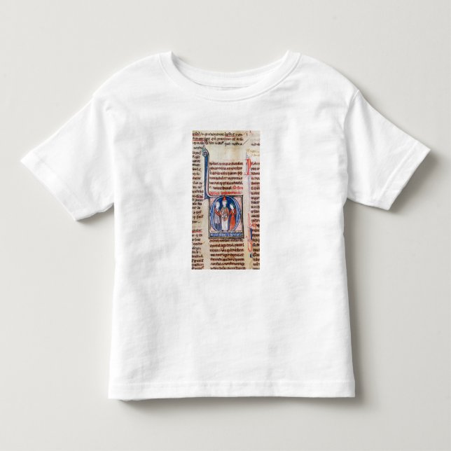 Camiseta De Bebé 'D' inicial historiada que representa un matrimoni (Anverso)