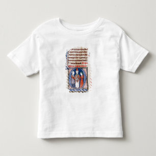 Camiseta De Bebé 'D' inicial historiada que representa un matrimoni