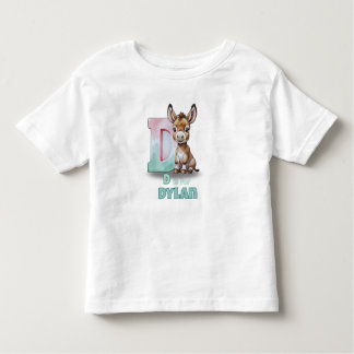 Camiseta De Bebé D is for Dylan – Personalized Toddler T-Shirt