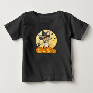 Camiseta De Bebé Dabbing Chihuahua Dab Dance Funny Dog Halloween