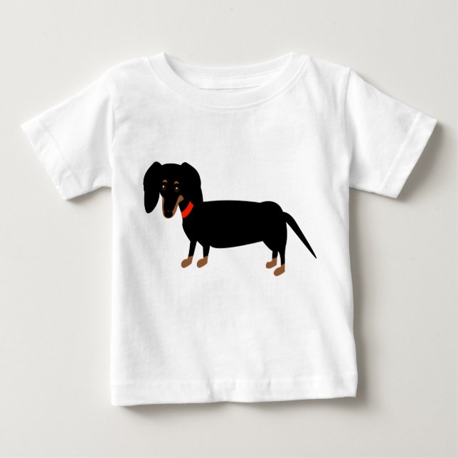 Camiseta De Bebé Dachshund (Anverso)