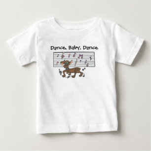 Camiseta De Bebé Dachshund Baby Dance