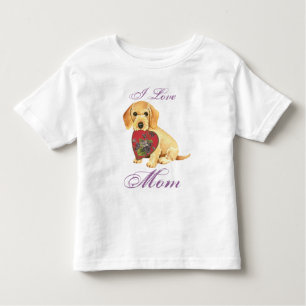 Camiseta De Bebé Dachshund Heart Mom