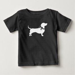 Camiseta De Bebé Dachshund Weiner Dog Baby Shower