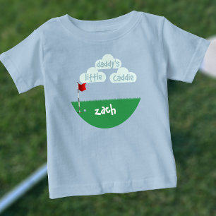 Camiseta De Bebé Daddy adorable pequeño caddie golfista junior