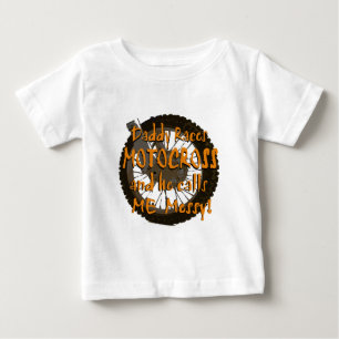 Camiseta De Bebé Daddy Races Motocross
