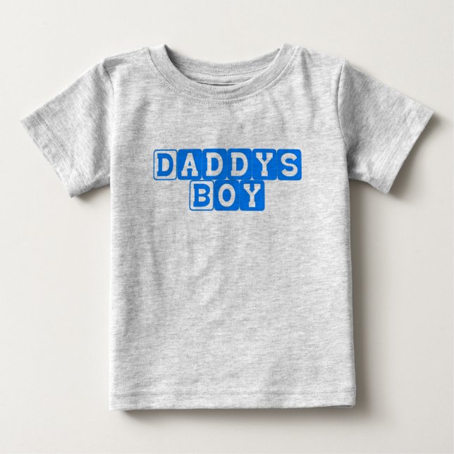 Camiseta De Bebé Daddys Boy (Anverso)
