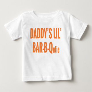 Camiseta De Bebé Daddy's Lil' Bar-B-Qutie
