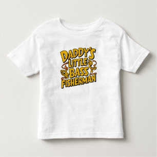 Camiseta De Bebé Daddys Little Bass Fishman