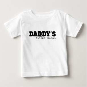 Camiseta De Bebé Daddys Little man