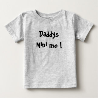 Camiseta De Bebé Daddy's mini me