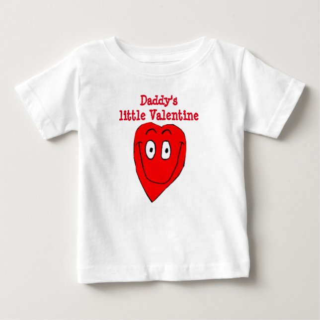 CAMISETA DE BEBÉ DADDYS PEQUEÑA VALENTINA (Anverso)