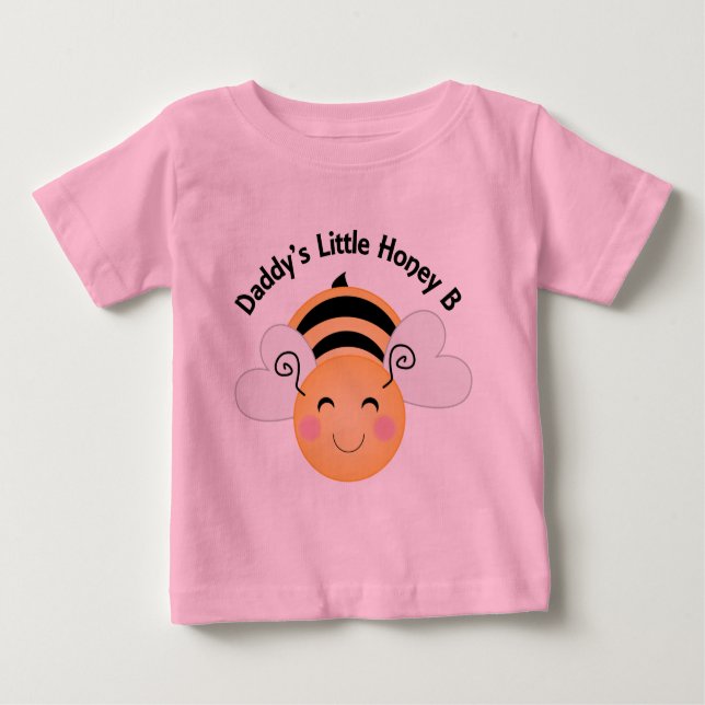 Camiseta De Bebé Daddys poca abeja de la miel (Anverso)