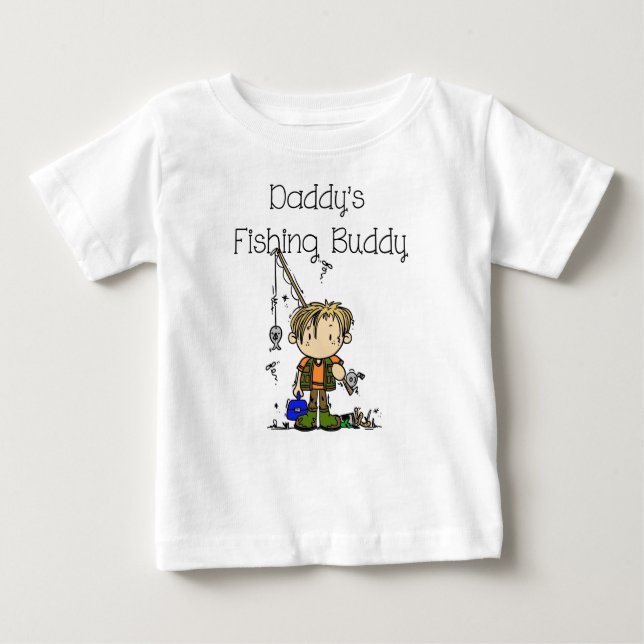 Camiseta De Bebé DADFISHINGBUDDY.png (Anverso)