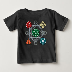 Camiseta De Bebé Dados de Juego