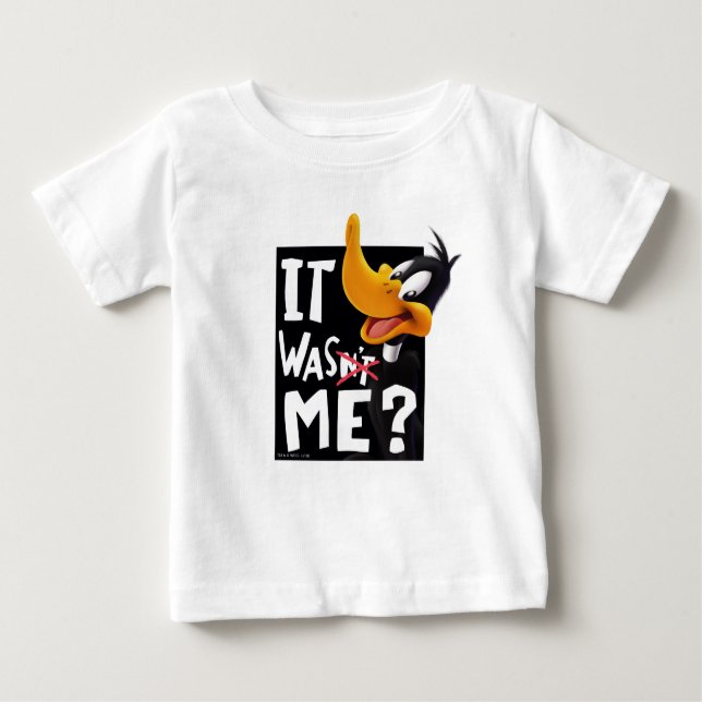 Camiseta De Bebé DAFFY DUCK™- No fui yo / fui yo (Anverso)