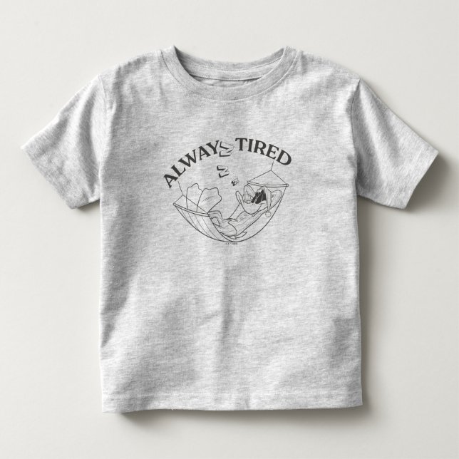 Camiseta De Bebé DAFFY DUCK™ Siempre Cansado (Anverso)