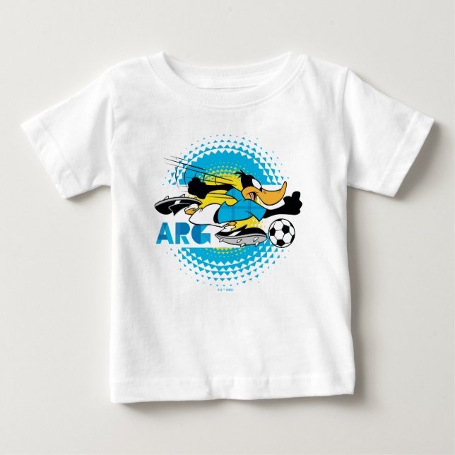 Camiseta De Bebé DAFFY DUCK™ Team Argentina Soccer Graphic (Anverso)