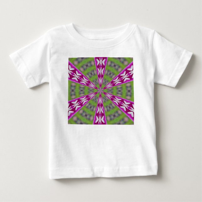 Camiseta De Bebé Dahlia Kaliediscope (Anverso)
