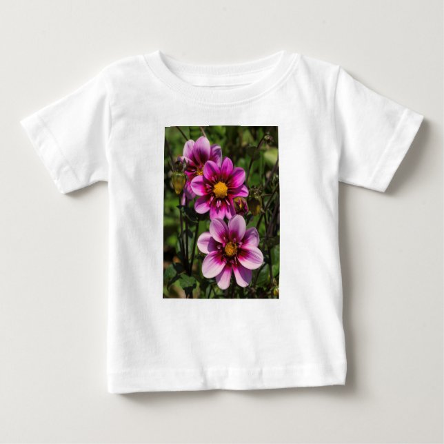 Camiseta De Bebé Dahlia Trio (Anverso)
