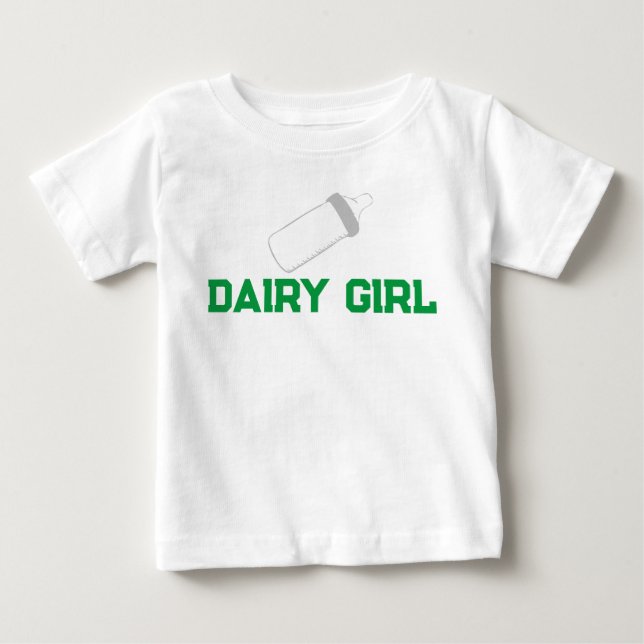 Camiseta de bebé "Dairy Girl" (Anverso)