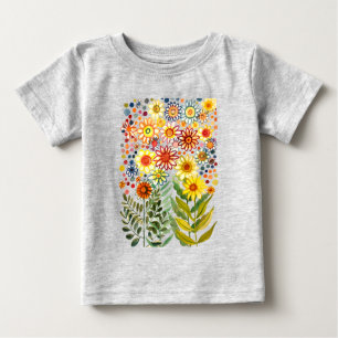 Camiseta De Bebé Daisies