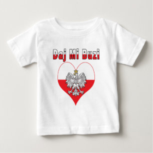 Camiseta De Bebé Daj Mi Buzi Eagle Heart